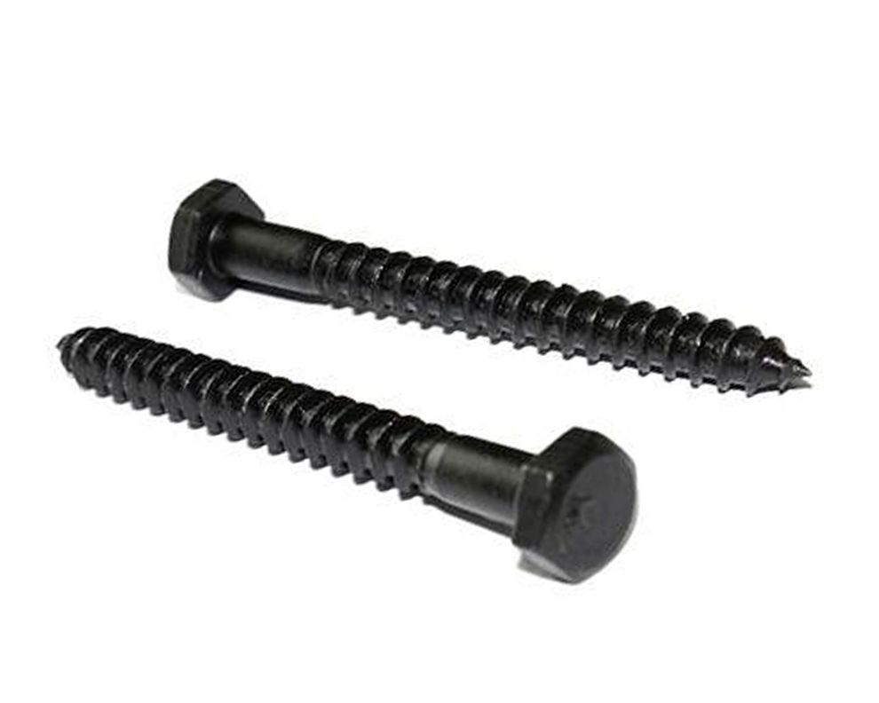 Tornillo Tirafondo 1/4 x 2 1/2''pavonado Imporper-0