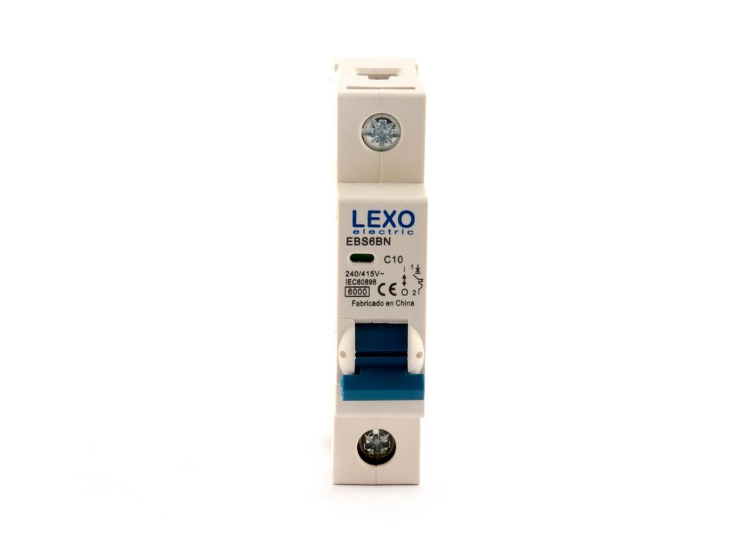 Interruptor automático C 10A EBS6BN Lexo-0