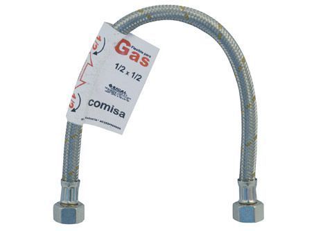 Flexible de gas licuado 60 cmx 1/2 x 1/2 hi hi Comisa-0