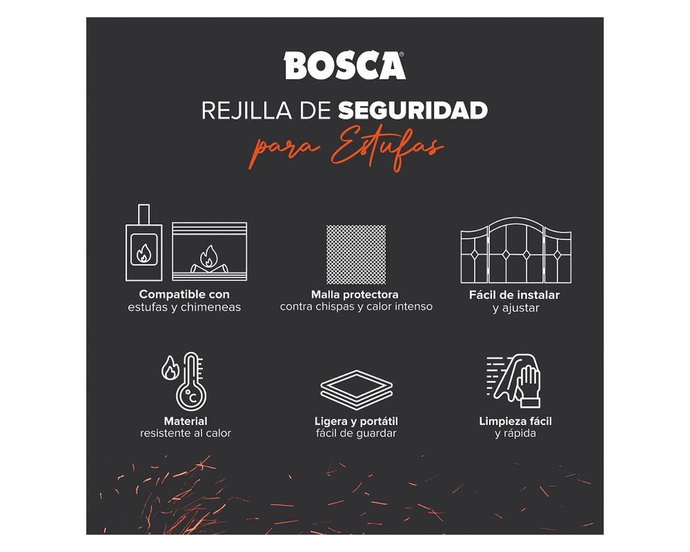 Rejilla de seguridad estufa L 137 81x137 cm-2
