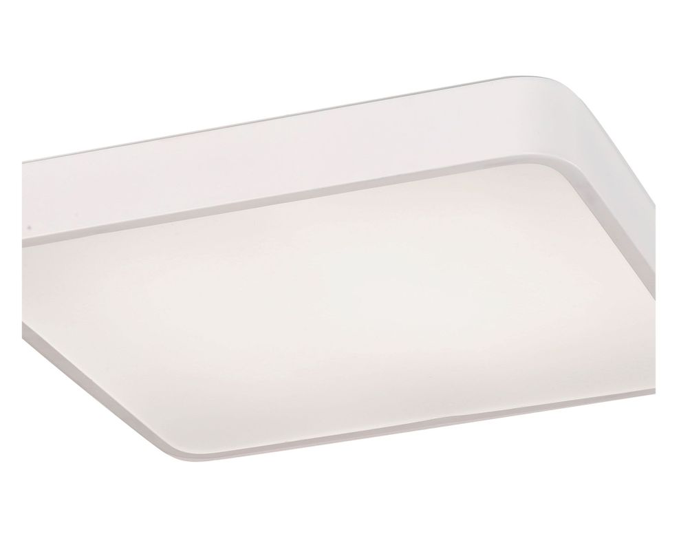 Plafón LED cuadrado blanco Abitare-2