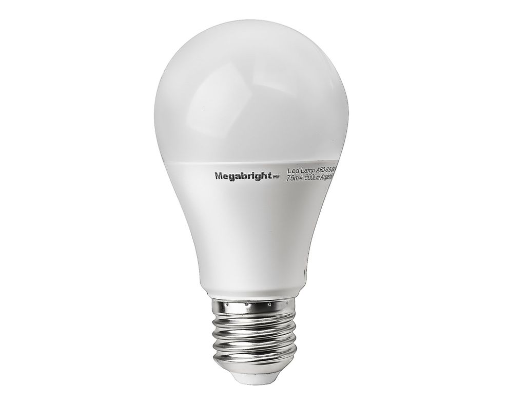 Ampolleta Bright LED 9,5W E27 luz cálida 2 unidades Megabright-1
