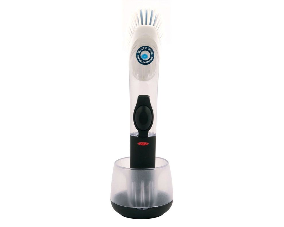 Cepillo dispensador lavalozas Soft works Oxo-1