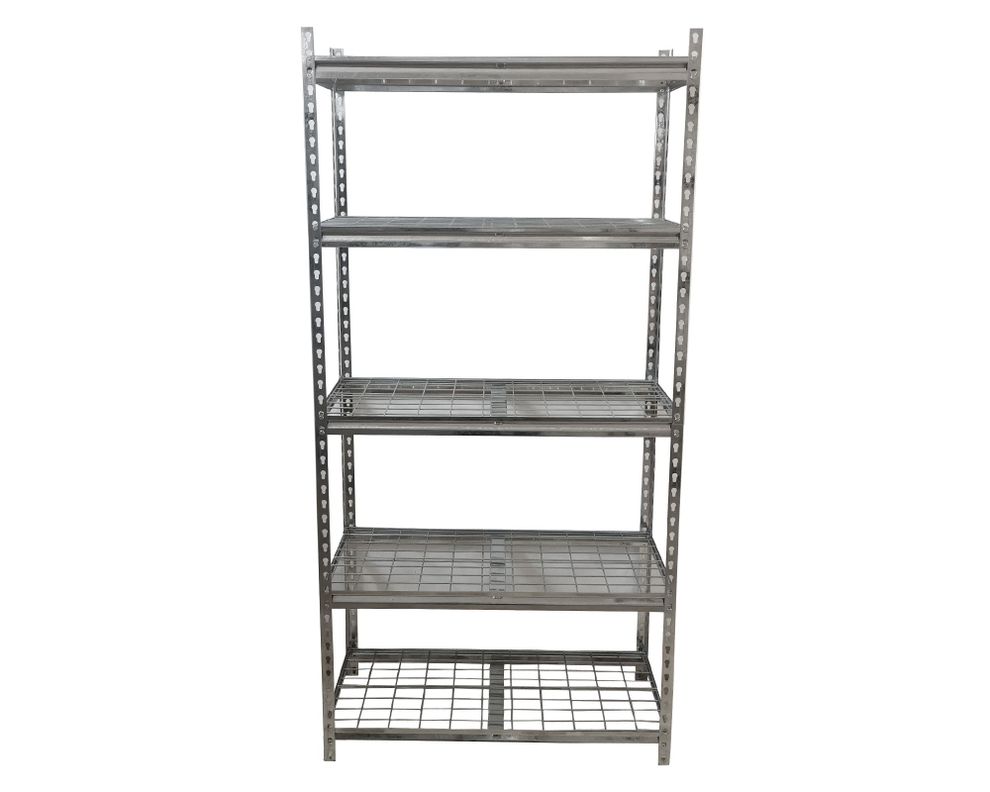 Estante metálico 5 niveles galvanizado 183x90x40 cm-0