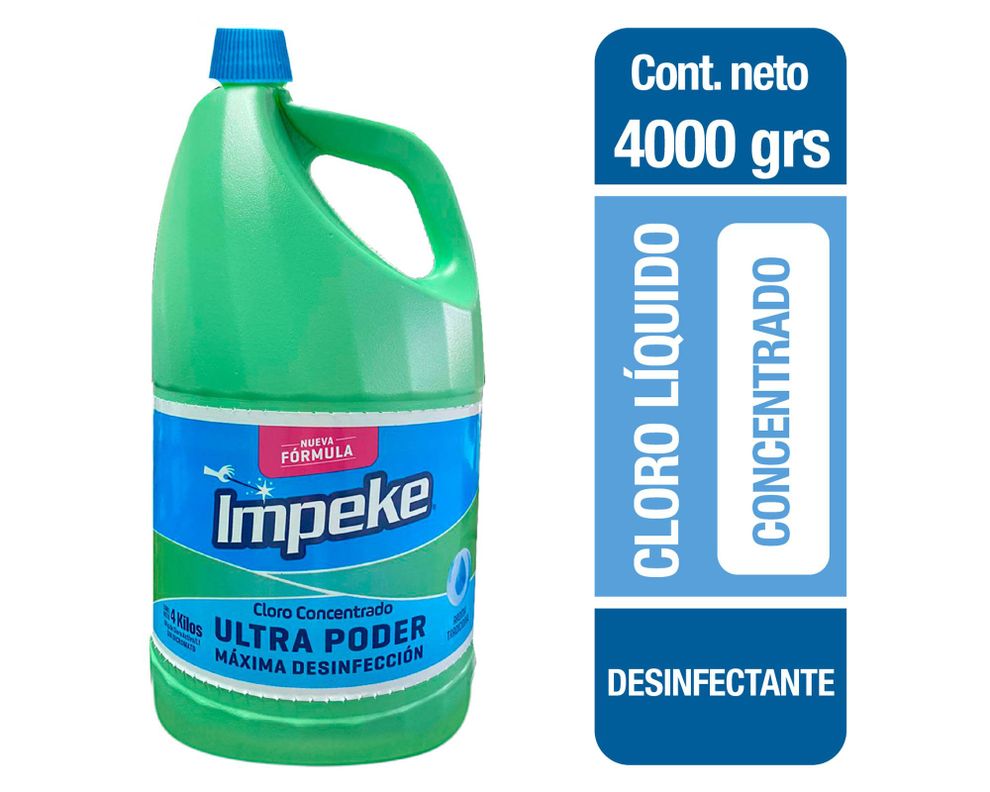 Cloro concentrado 4 kg Forte Impeke-0
