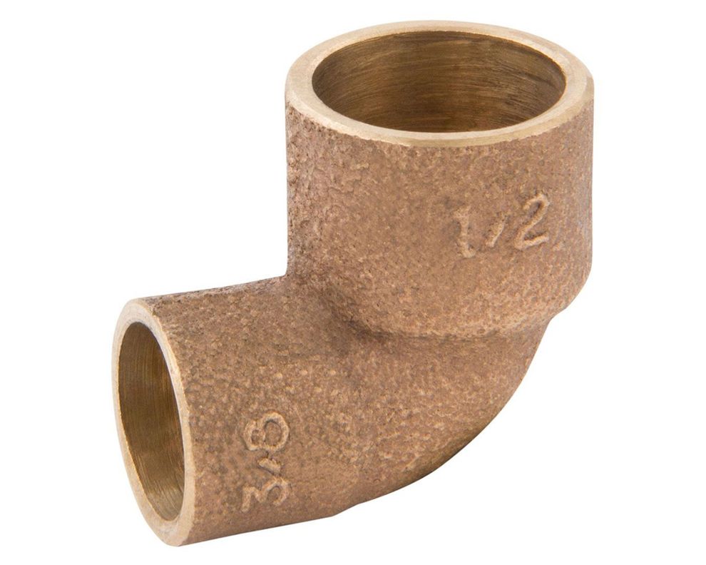 Codo de bronce 1/2 x 3/8 so he Nibsa-0