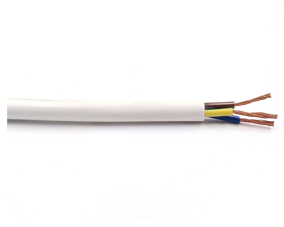 Cordón H05 3x1 mm 1 m blanco Electromex-0