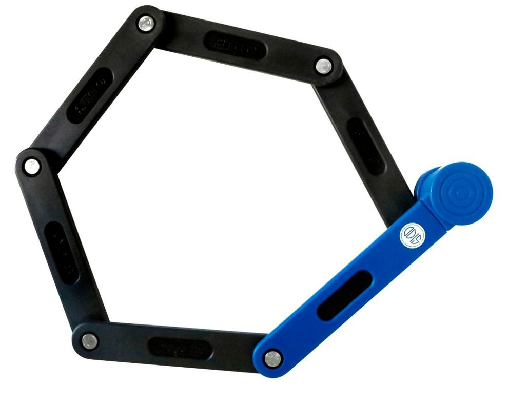 Candado plegable K1200P azul/negro-0
