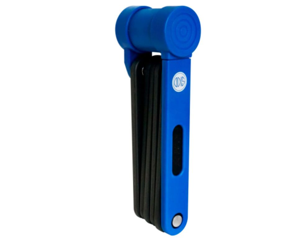 Candado plegable K1200P azul/negro-1