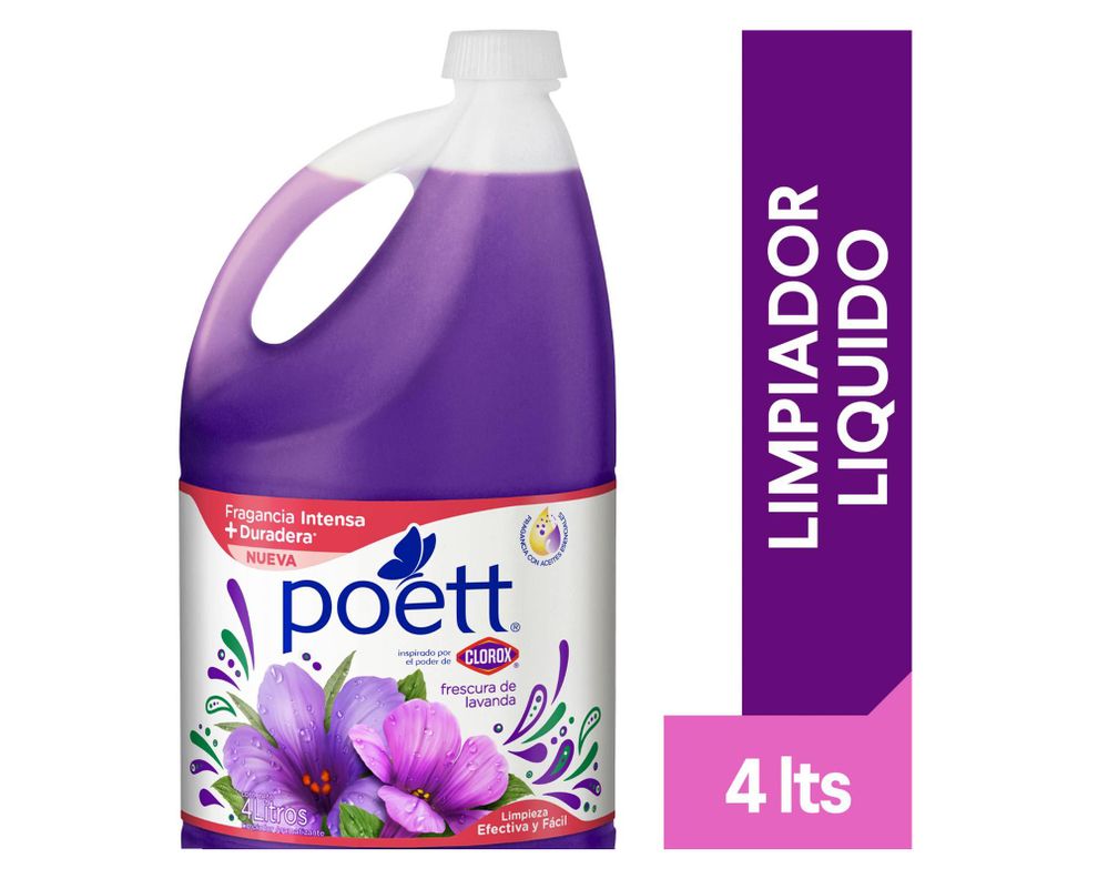 Limpiador 4 litros Frescura de Lavanda Poett-0