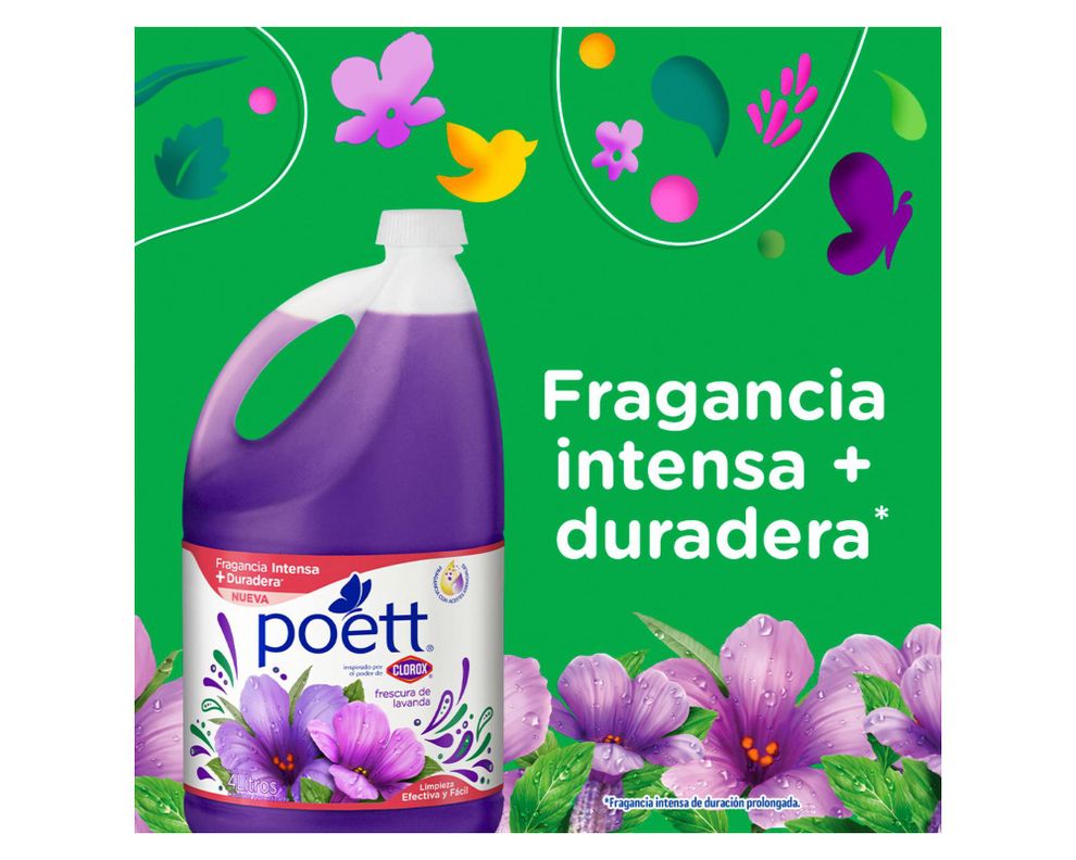 Limpiador 4 litros Frescura de Lavanda Poett-5