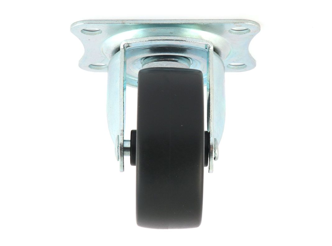 Rueda metálica 50 mm con placa zincado Gvm-1