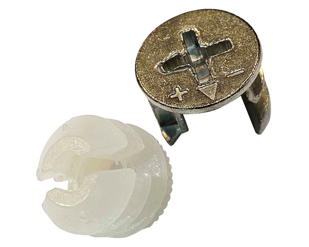 Tuerca + conector L 40 mm 2 unidades-2