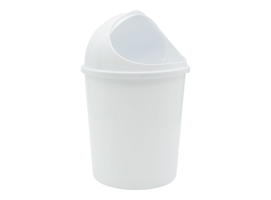 Papelero con tapa Venus blanco Reyplast-2