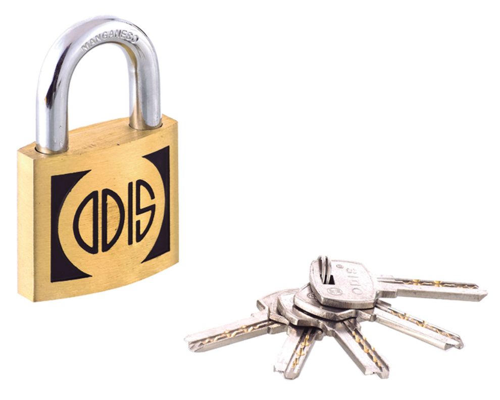 Candado alta seguridad exterior bronce 60mm S400 Odis-1