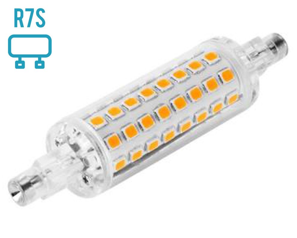 Ampolleta LED lineal 5W R7S luz día Elfa.-0