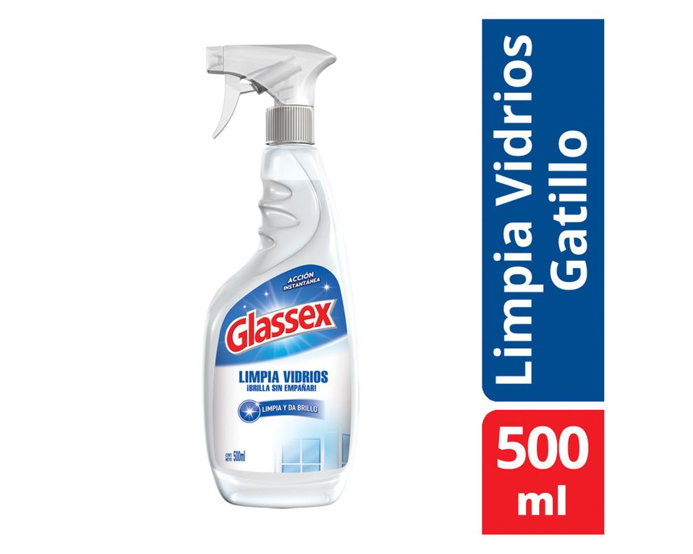 Limpiavidrios 500 ml con gatillo Glassex-1