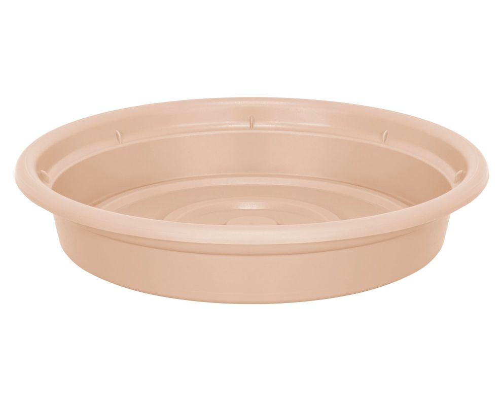 Plato base maceta Dura Kotta N° 8 rosa terra 3x20 cm-0
