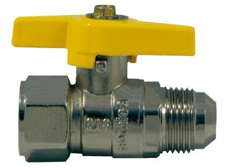 Llave de paso para gas recta 1/2 he hi Comisa-0
