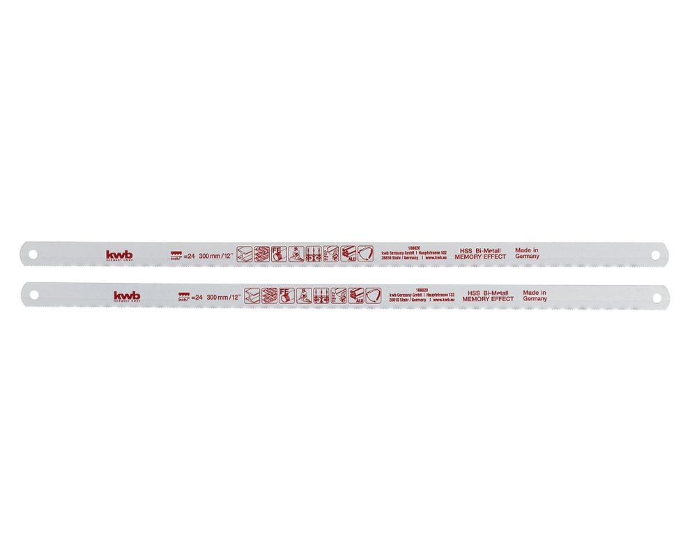 Set 2 hojas sierra metal 24D/300 mm-0