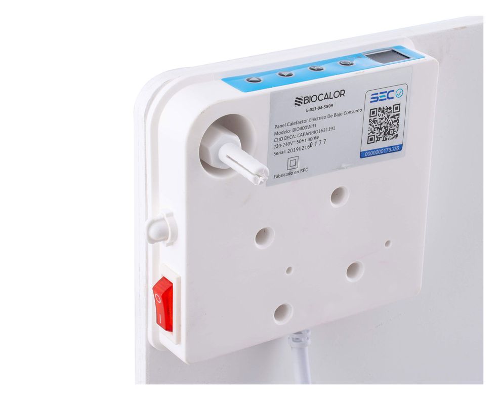 Panel calefactor 400W Bio400 WIFI Biocalor-2