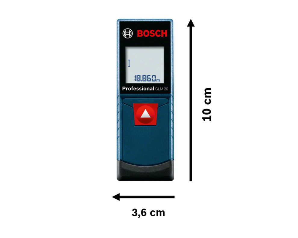 Medidor de distancia láser 20 metros GLM-20 Bosch-5
