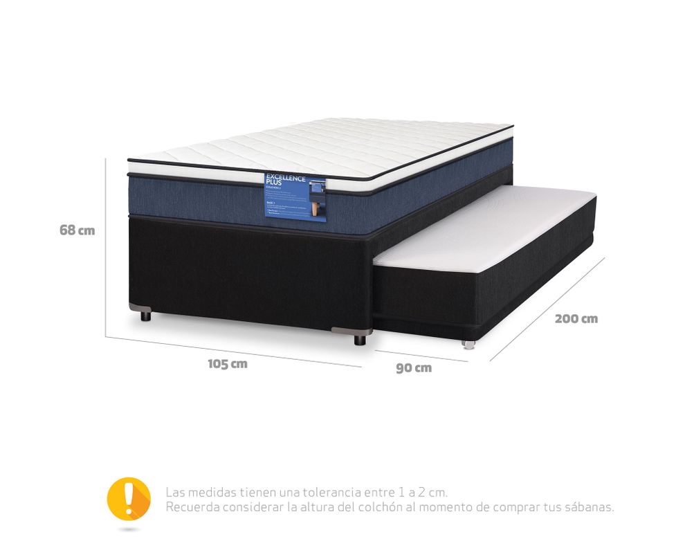 Diván Excellence Plus 1.5 plazas-9