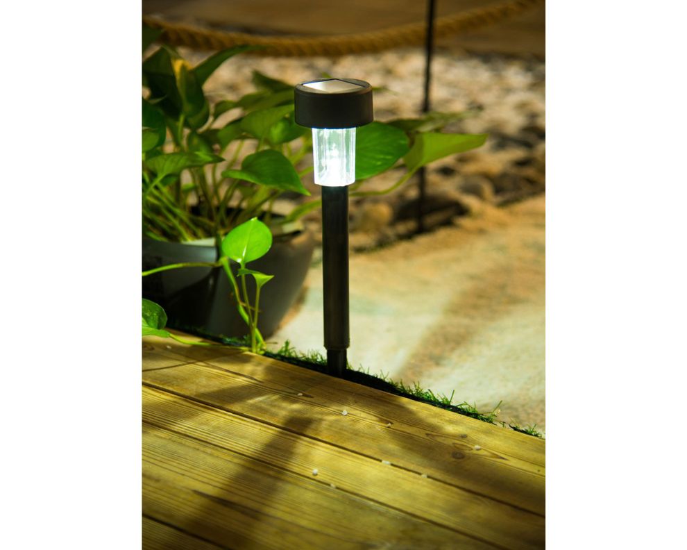 Estaca solar exterior luz día-3