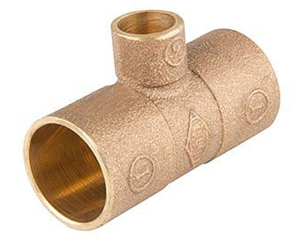 Tee de bronce 1 x 1 x 1/2 so so so Nibsa-0