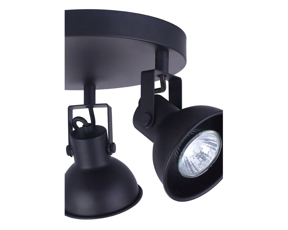 Spot 3L GU10 Aglaia negro Abitare-1