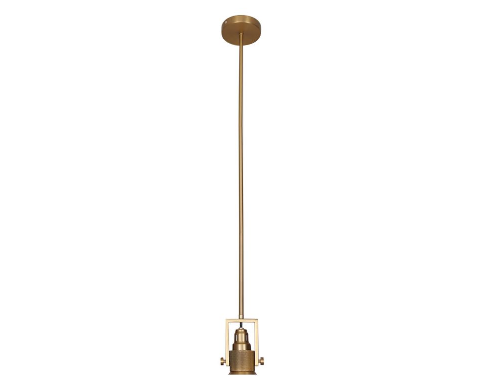 Lámpara colgar 1L E27 Retro gold-1