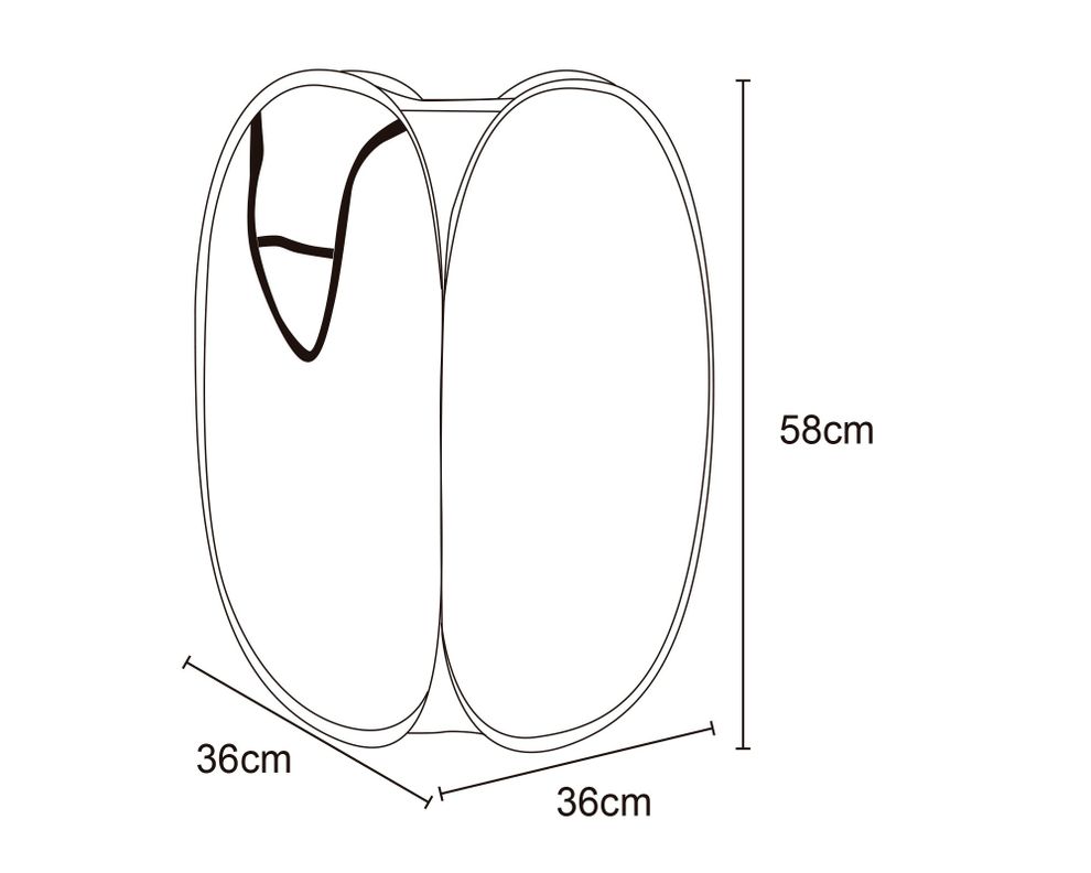 Cesto plegable 46 lt Cotidiana-2