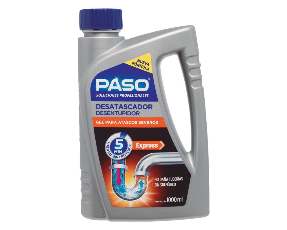 Desatacador gel atascos severos 1 litro Paso-0