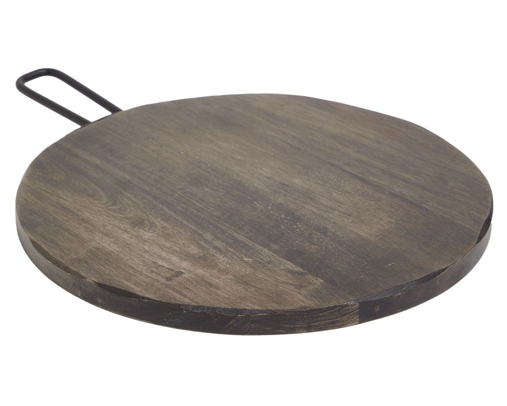 Tabla piqueo redonda Dark wood-1