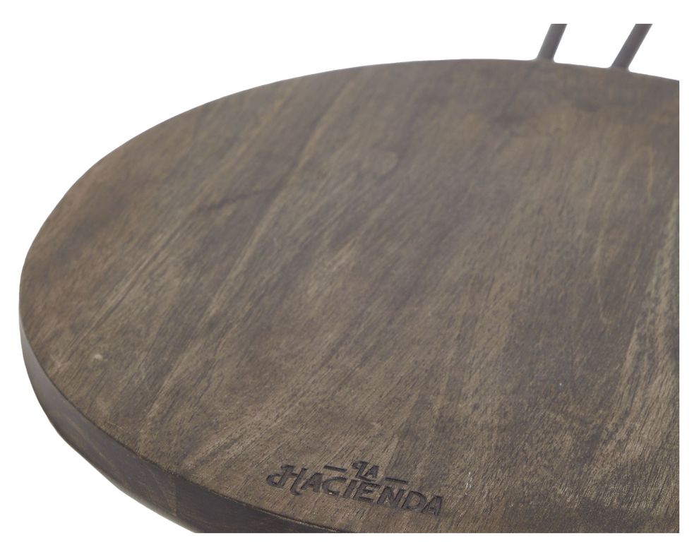 Tabla piqueo redonda Dark wood-2
