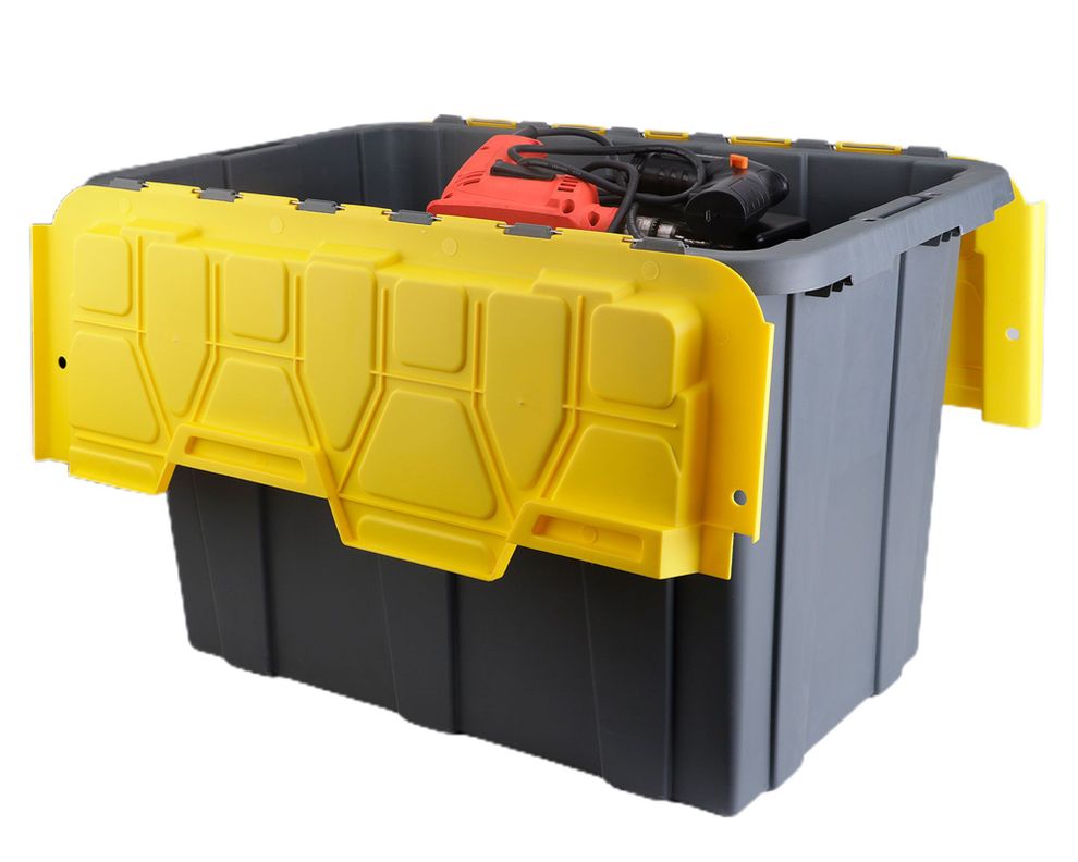 Caja organizadora tapa abatible Heavy Duty 80 L-0