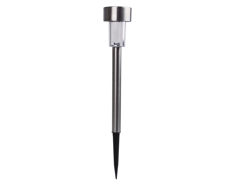 Estaca solar exterior plateado Abitare-0