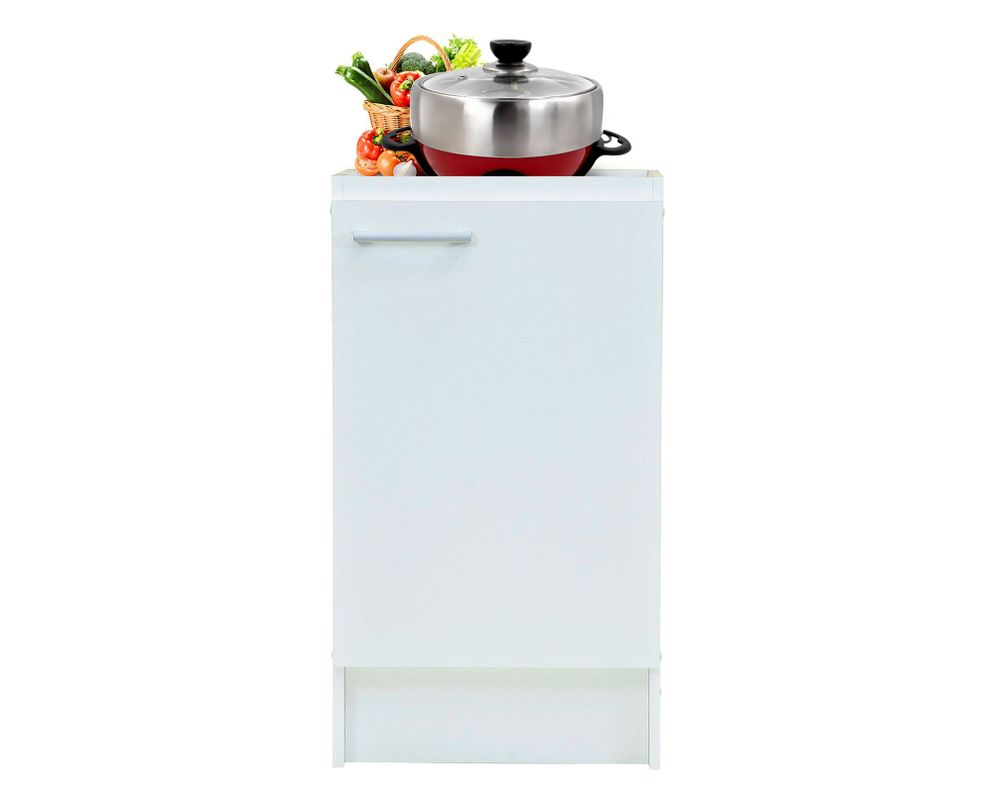 Mueble base lavaplatos 39,5 cm 1 puerta blanco Mobikit-0