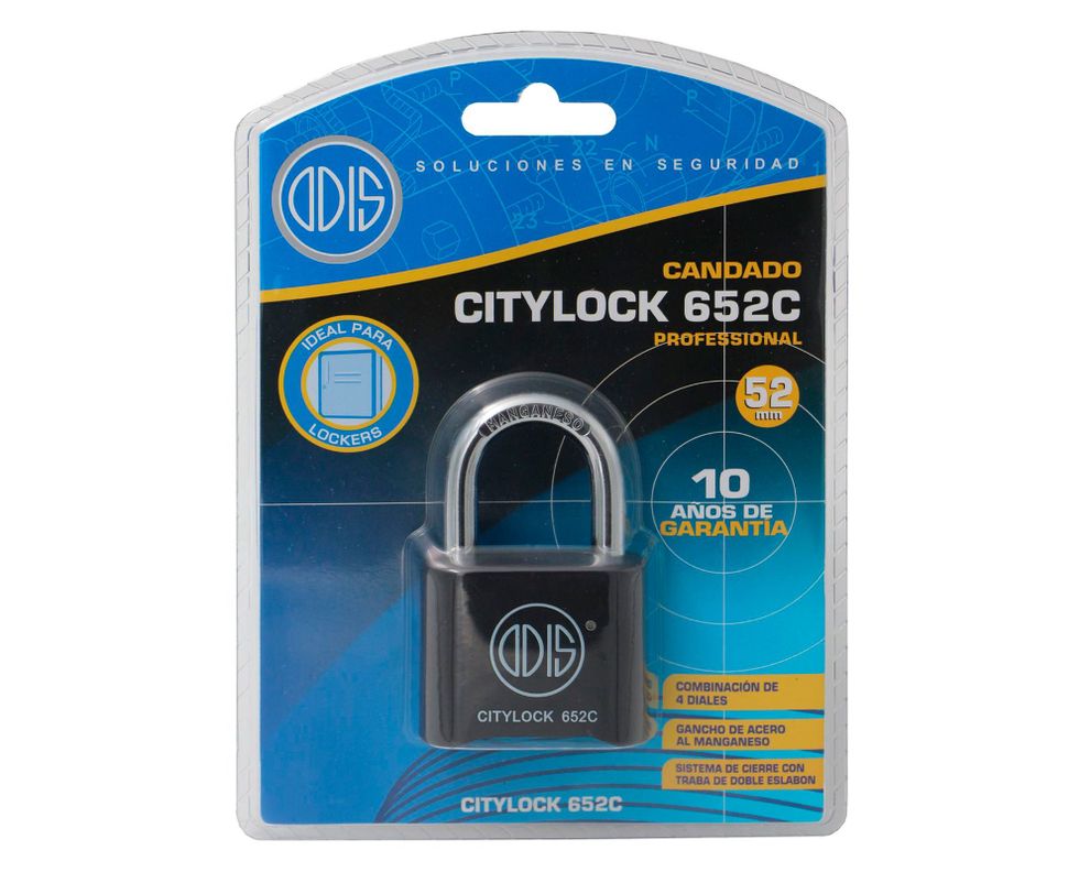 Candado combinación 52 mm CityLock 652C-2