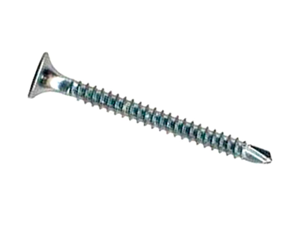 Tornillo Volcanita punta broca N°6 x 1 5/8'' zincado 20 unidades Imporper-0