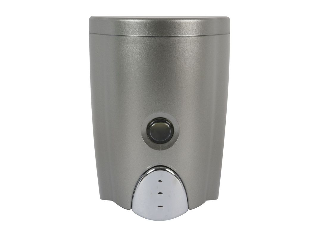 Dispensador jabón simple 530 ml Max cromado Cotidiana-0