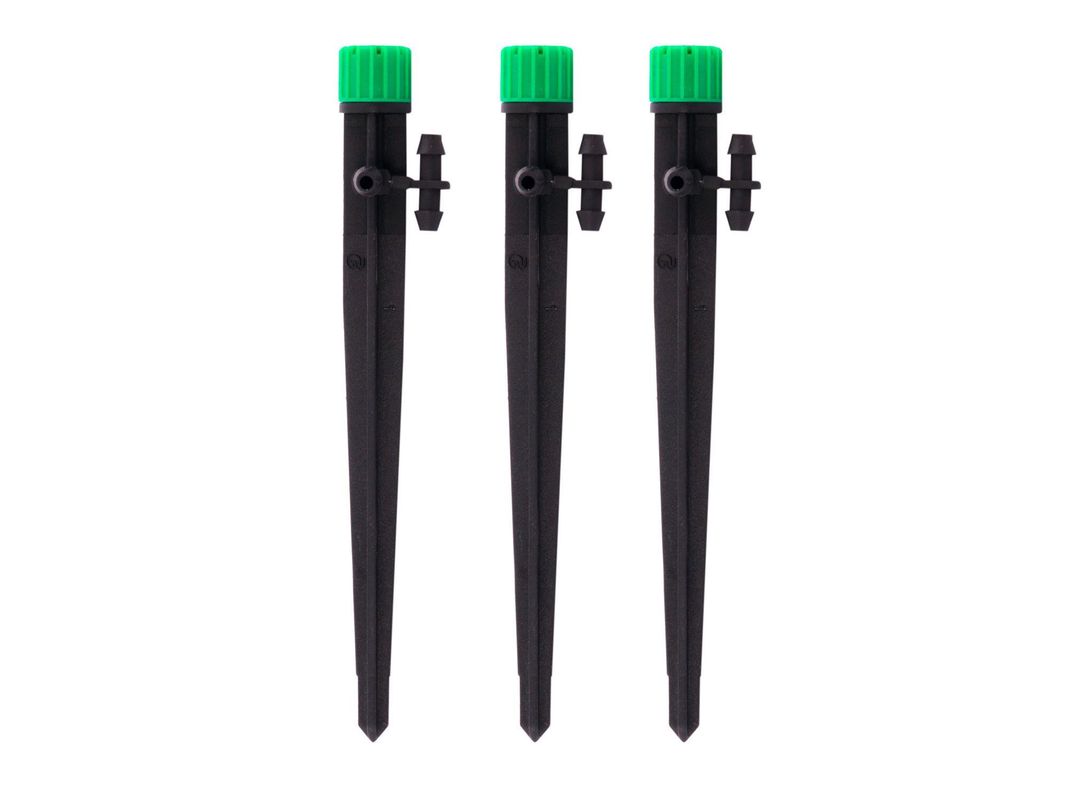 Gotero ajustable 60 LPH 3 unidades negro Orbit-0