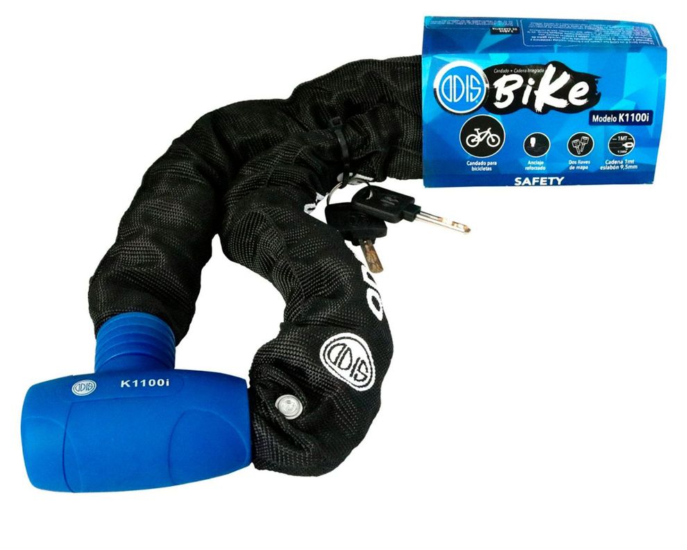 Candado + cadena K1100I azul-2