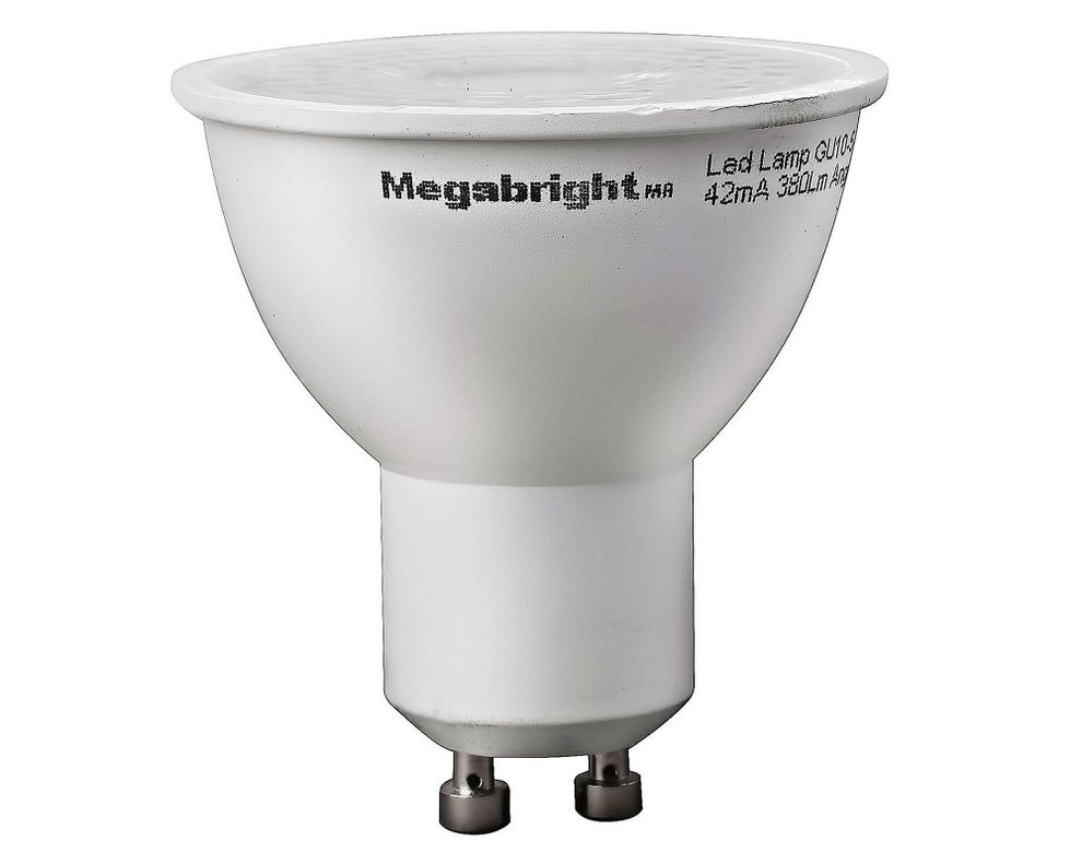 Ampolleta bright LED 5,5W GU10 luz cálida PAR16 Megabright-5