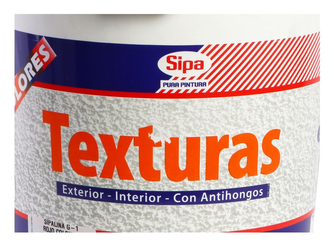 Sipalina rodillo 1 tineta G-1 rojo colonial mate/texturado medio g-25 Sipa-1