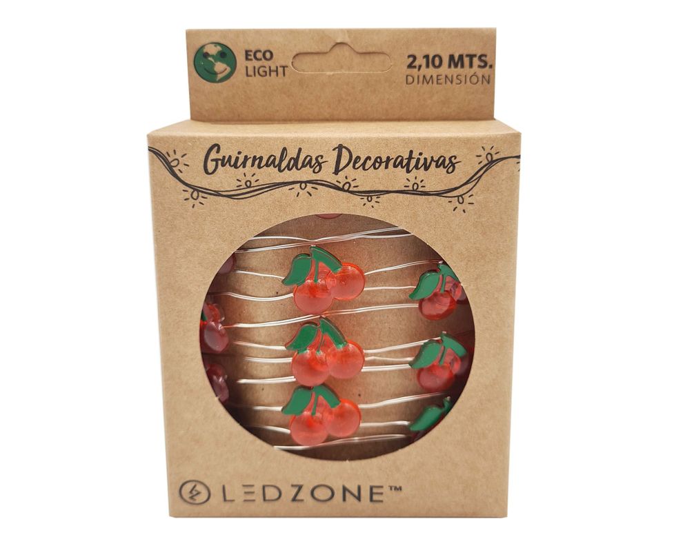 Guirnalda decorativa 20L 210 cm Cherry Ledzone-0