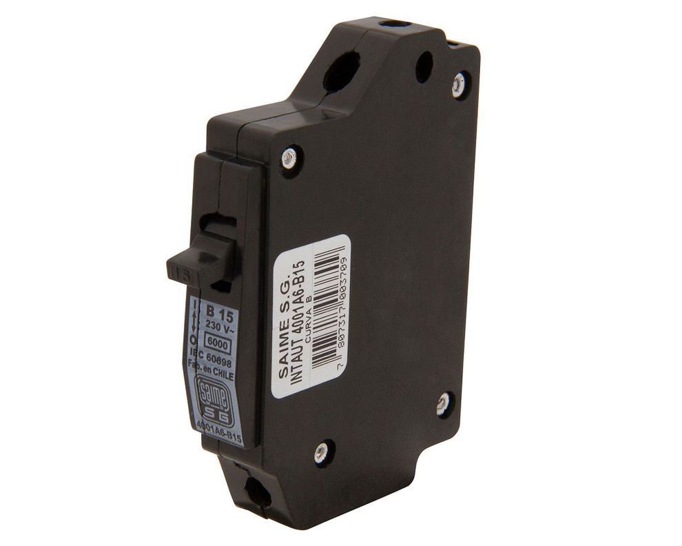 Interruptor automático americano 15 a 230 v 4001 a 6-b 15 Saime-1
