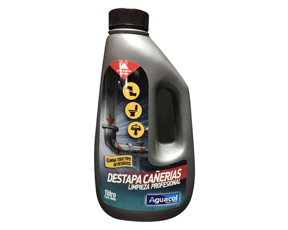 Destapa cañerías 1 litro Aguacol-0