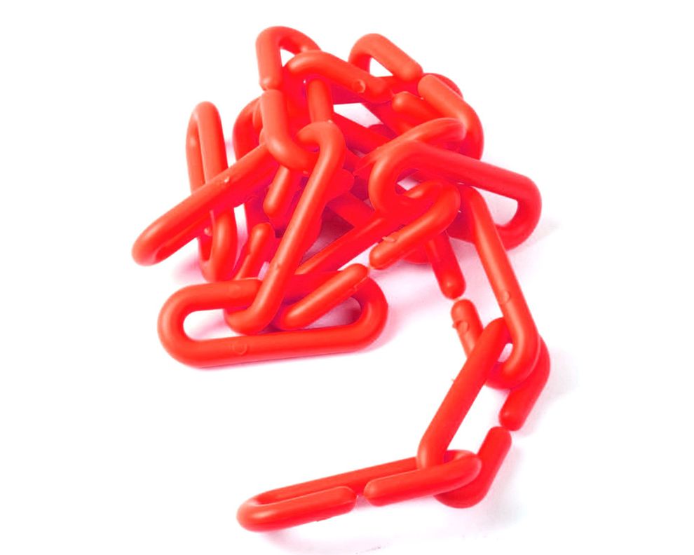 Cadena plástica rojo 1 mt Esco plastica-0