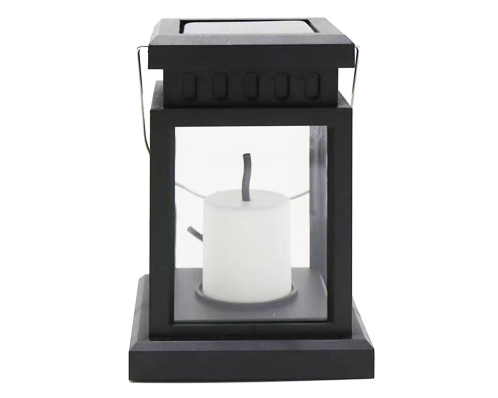 Lámpara decorativa solar LED 1L Fanal negro Pro Outdoor.-0